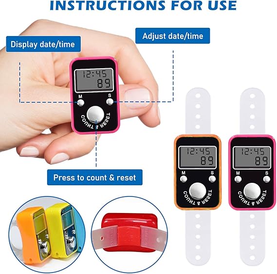 Mitening Manual Counter, Digital Counter, Electronic Counter, Padel Points Counter, People Counter, Clicker Counter for School Competition Stadium Bus Station (Random Color) - Image 6