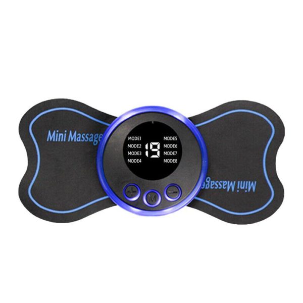 pack Of 2 Ems Butterfly Portable Neck Massager Rechargeable, And  Ms Foot Massager Pad Improve Blood Circulation - Image 7