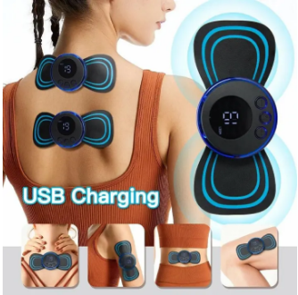 (pack of 2 )Car Pillow Head Massage Relax Vibrator Electric +  Ems Butterfly Neck Massager - Image 3