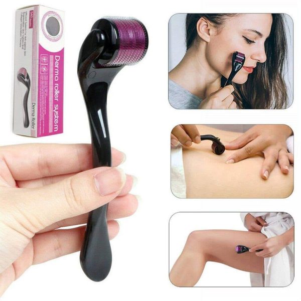 3 in 1 combo deal 1 Derma Roller (0.5mm) , Silicone Scalp Massage Brush , Oil Bottle - Image 10
