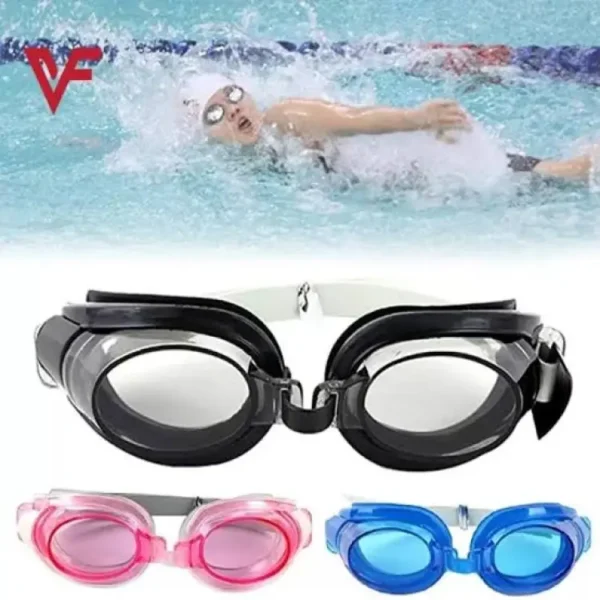 3 in 1 Swimming Goggles Advanced Swimming Goggles For Kids And Adults (Random Color) - Image 6