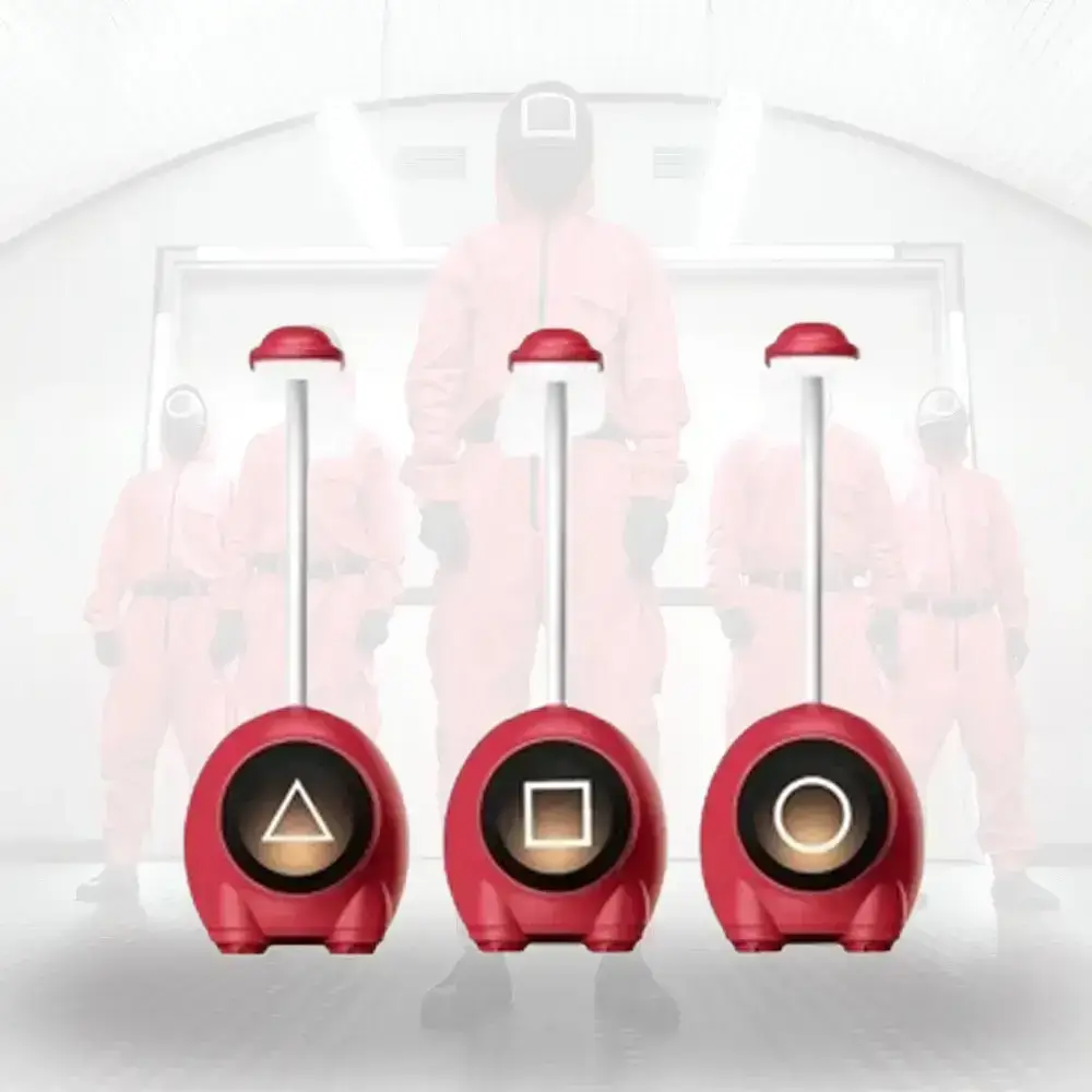 (1 PCs )Squid Game Usb Reading Table Lamp(red color) - Image 4