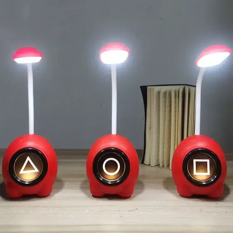 (1 PCs )Squid Game Usb Reading Table Lamp(red color) - Image 2