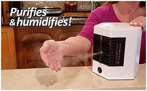 Arctic Air Ultra Pro Evaporative Air Cooler Fan - Portable 4-in-1 Cooling Solution with Humidifier, Air Purifier, and Adjustable Airflow - Effortless Cooling and Enhanced Comfort - Image 4