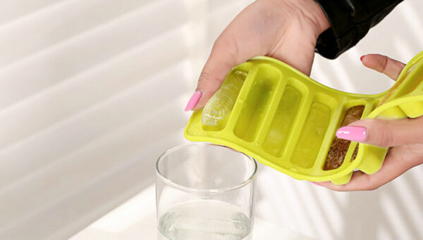 10 Grids Stick Shape Ice Tray Non-Stick | 10 Hole Finger Shape Cylinder Silicone Ice Cube - Image 7