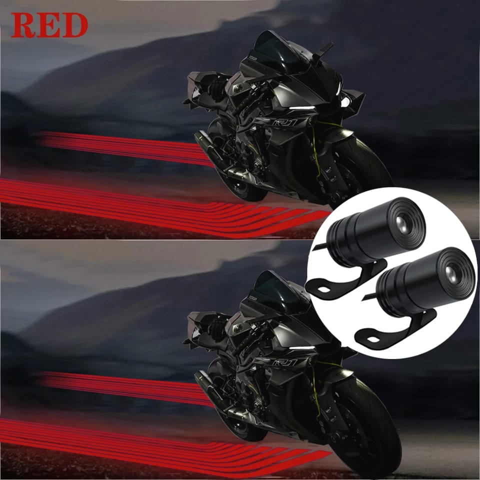 2PCS Motorcycle & Car Welcome Light Door Courtesy Lights With Projector   Led Carpet Underglow For Car Motorcycle Light and car - Image 3
