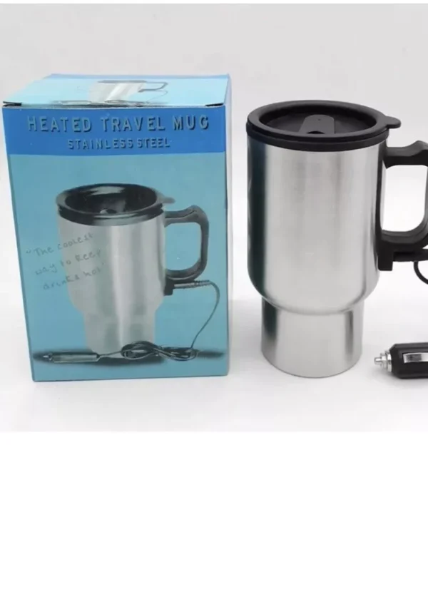 12 Volts 450 ml Heated Travel Mug Coffee /Tea/Soup Cup Car Charging Electric Kettle - Image 8