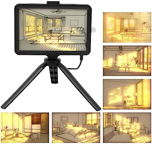 Glowing Art Photo Frame Desktop Decorative Lights, Painting Night Lights, Bedroom Lights | Artwork Table Lamp Gift - Image 5