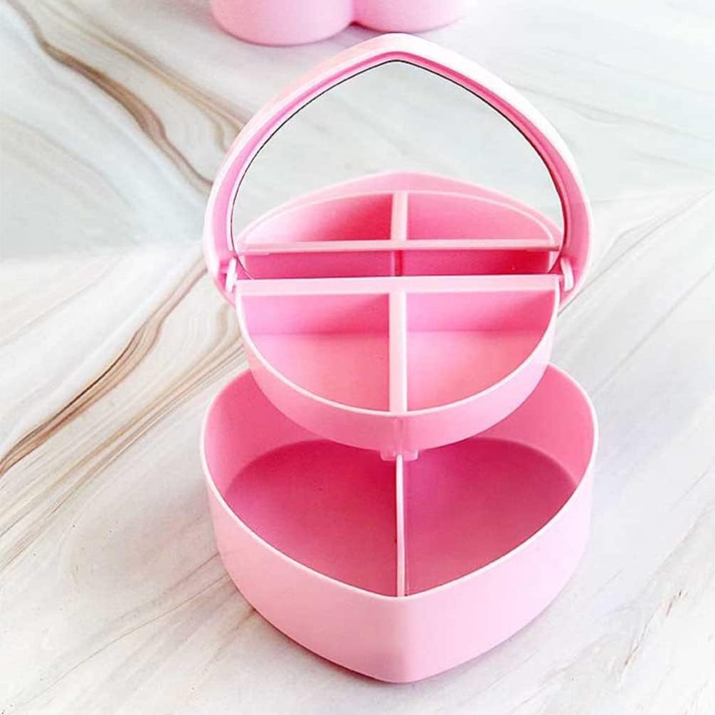 Heart-shaped Jewelry Box for Baby Girls Makeup Box (NW000291) - Image 5