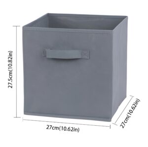 Foldable Canvas Storage Box (Random Color) - Image 2