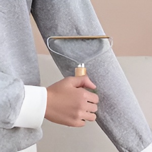 Portable Manual Hair Remover Coat Roller Hair Remover Double-sided Shaving Knife Pet Hair Cleaning Brush Sofa Shaving Ball Too - Image 2