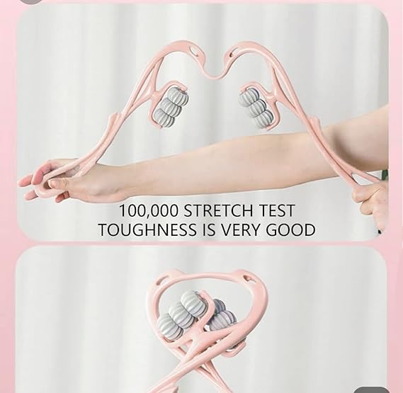Manual Neck Massager For Cervical pain, deep Tissue | Handheld Massager Tool for Legs Waist Neck and Shoulder (Random color) - Image 14