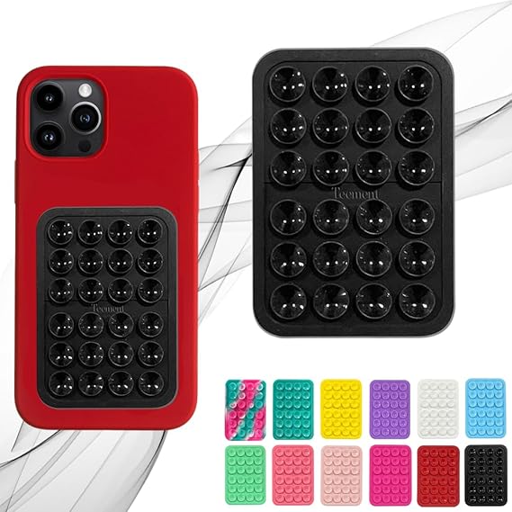 Mobile bubble Grip | Silicone Suction both side Bubble Grip Cup Phone Strong Grip Holder, Hands-Free use Mobile Phone Holder (Random color) - Image 3