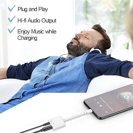 Apple iPhone Connector Lightning to 3.5mm Earphone Jack & Mobile Charging Jack - Image 9