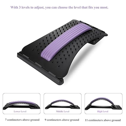 Back Stretcher Lumbar Back Pain Relief Multi-Level Back Massager Device - Image 7