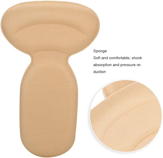 T shape high heel grip for foot support | Heel Cushion Pads T Shape Heel Sticker Tape Arch Support Insoles High Heeled Shoes Patches Foot Care Protector - Image 7