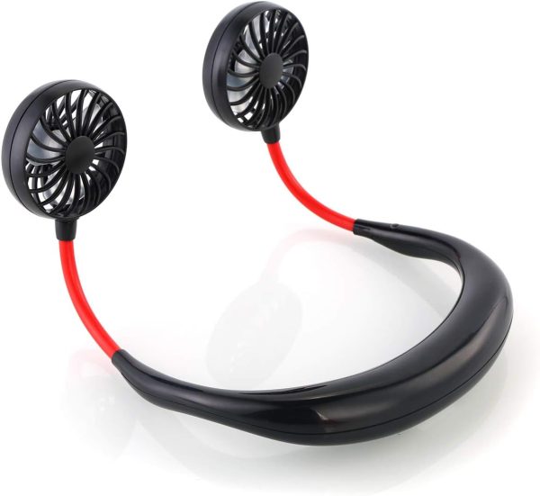Hands Free Mini Neck Band | Usb Rechargeable Fan, 3 Mode (Random Colors) - Image 8