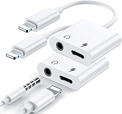 Apple iPhone Connector Lightning to 3.5mm Earphone Jack & Mobile Charging Jack - Image 2