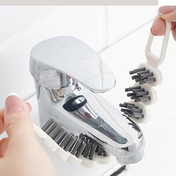 1 Pc - Bendable Multi-Purpose Cleaning Brush For Kitchen And Bathroom, Flexible Scrub Brush, Corner Cleaner, Stiff Bristle Crevice Brush - Image 5