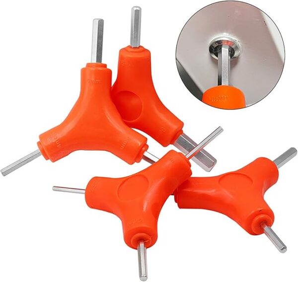 3 in 1 L Key Set 3-way triangular Allen key repair tools for bicycles bike and home - Image 6