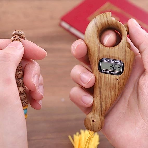 Manual Handheld Digital Tally Counter Finger Counting Tasbeeh Portable Finger Counter Prayer Gifts (Random Color) - Image 3