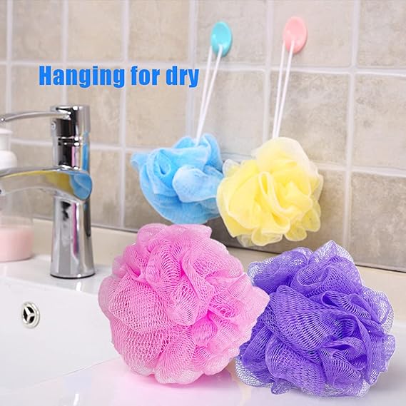 Body Wash Puff Sponge Pack (random color) - Image 2