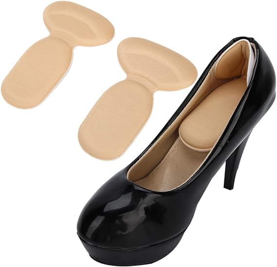 T shape high heel grip for foot support | Heel Cushion Pads T Shape Heel Sticker Tape Arch Support Insoles High Heeled Shoes Patches Foot Care Protector - Image 3