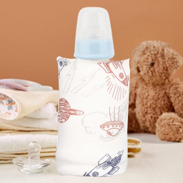 Baby Feeder Warmer Bag (Portable Travel Milk Warmer) (Random Color) - Image 5