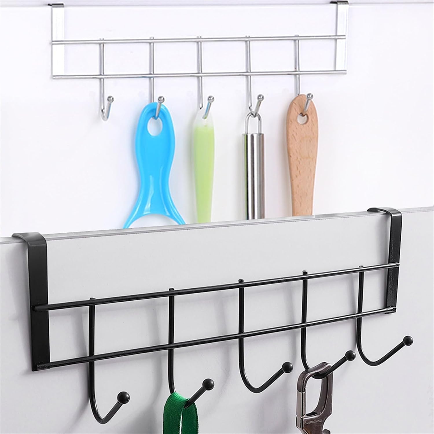 black METAL 5 HOOKS CABINET HANGER (random color) - Image 2