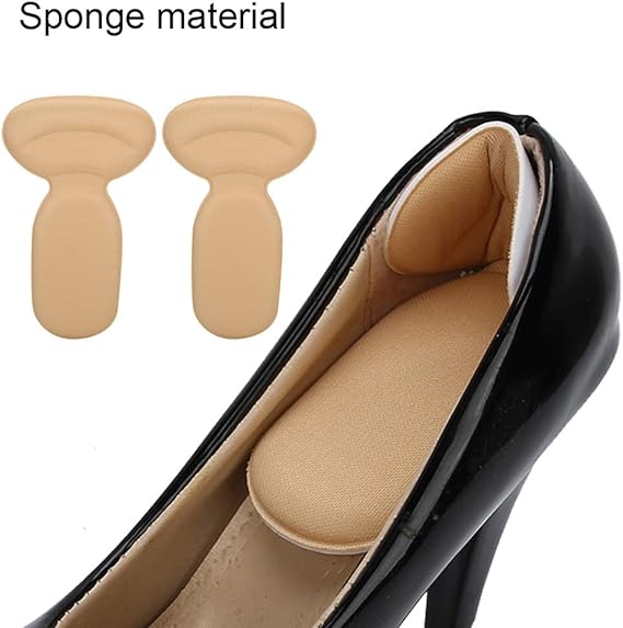 T shape high heel grip for foot support | Heel Cushion Pads T Shape Heel Sticker Tape Arch Support Insoles High Heeled Shoes Patches Foot Care Protector - Image 5