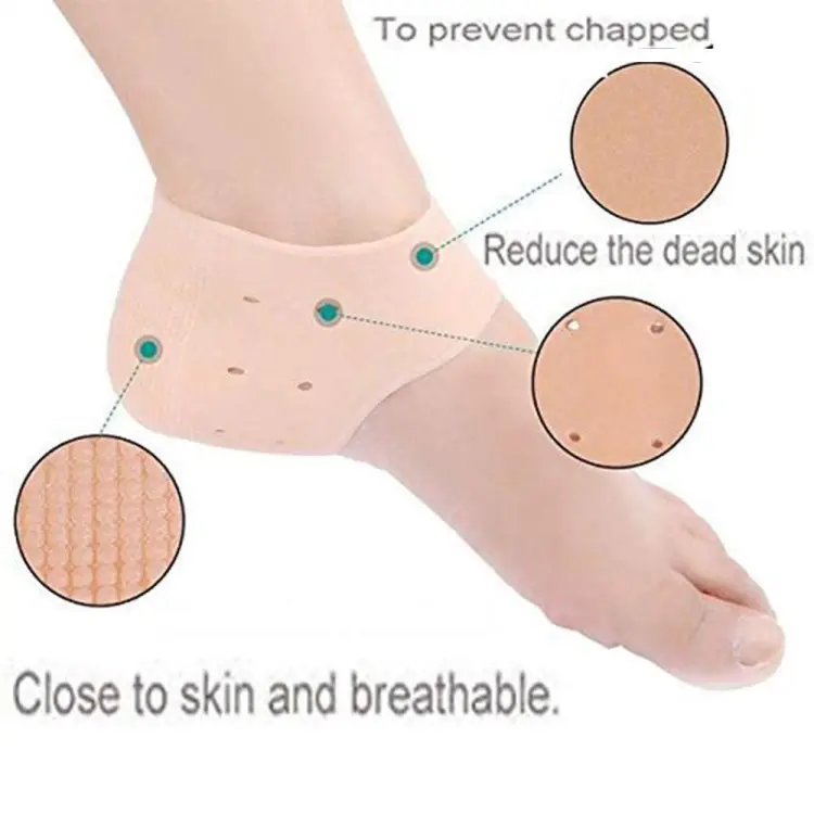 half Heel Pain Anti Crack Silicone Set - Anti Crack  For Pain Relief Unisex - Image 7