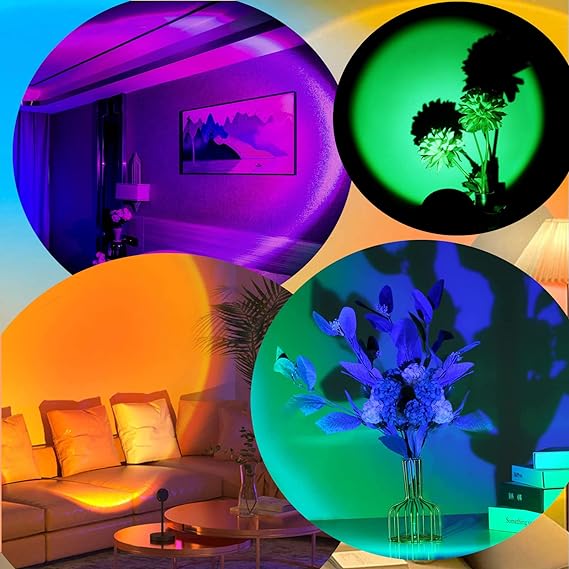 Sunset lamp multi color with remote - Image 9