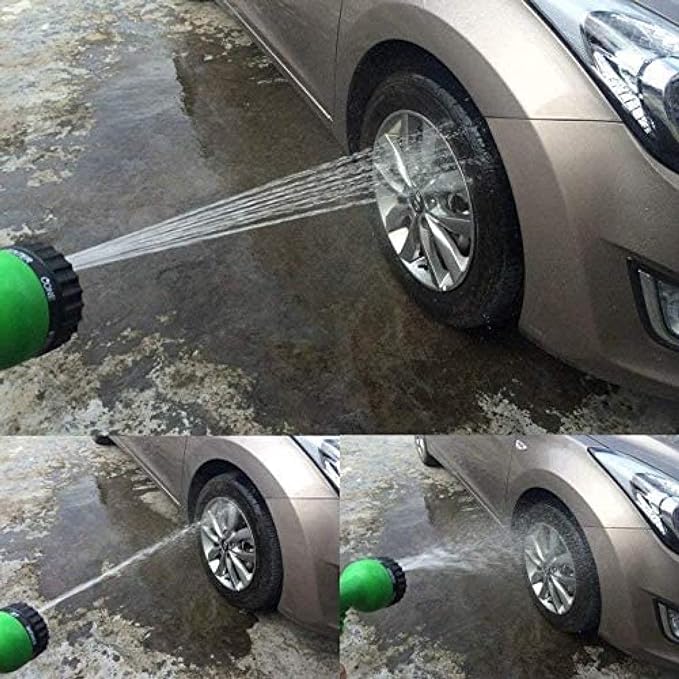 Magic Hose Pipe | Water Spray | Pressure Water spray Jet Gun |  Expandable, Flexible Garden Water Hose for Car Wash, Bike Wash, Home and Garden 150 ft (Random Color) - Image 7