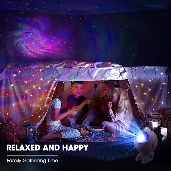 Astronaut Star Projector, Kids Night Light, Nebula Projector Light. Galaxy Bedroom Projector, - Image 3