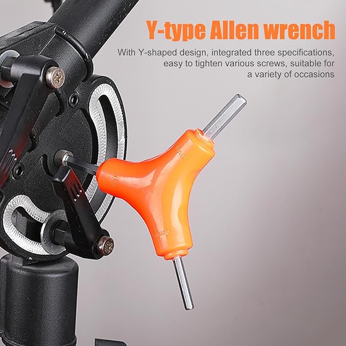 3 in 1 L Key Set 3-way triangular Allen key repair tools for bicycles bike and home - Image 4