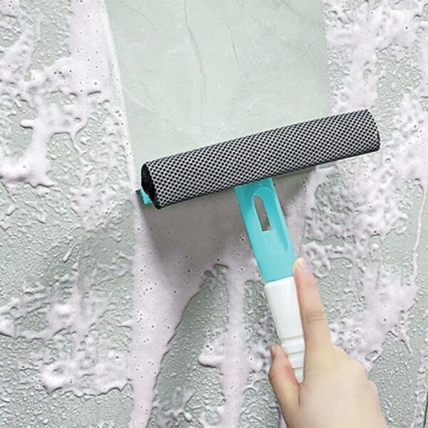 3 in 1 Spray, Sponge and Wipe Multifunctional Glass Cleaning Brush Wiper for Car, Bathrooms, Kitchens, and Living Rooms (random color) - Image 8