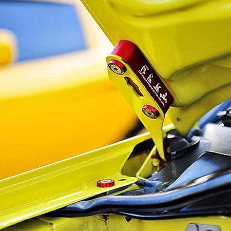 Car Hood Spacer Riser Kit | Vehicle Hood Bonnet Vent Space Modification Kit, Aluminium Alloy Billet - Image 5