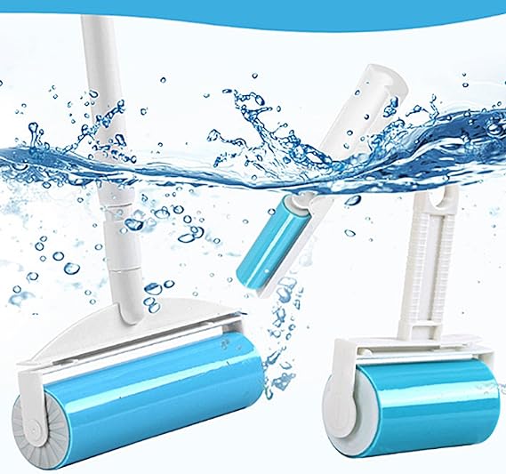 Roller Dog Cat Hair Remover - Reusable Sticky Washable Pet Hair Roller Dust Picker Cleaner Brush - Image 10
