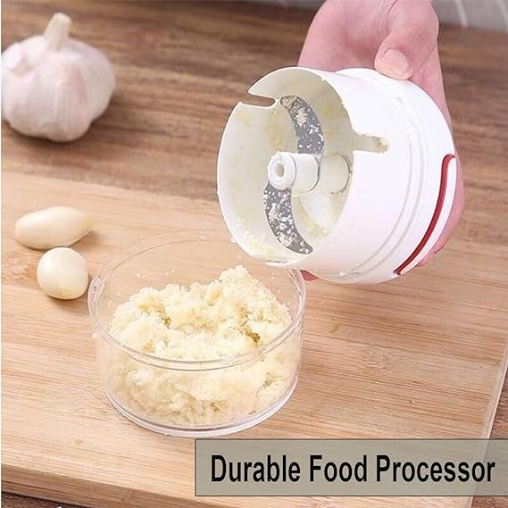 Mini Chopper Powerful Meat Grinder Hand-power Food Chopper Mincer Mixer Blender Chop Meat Fruit Vegetable Nuts Shredder - Image 4