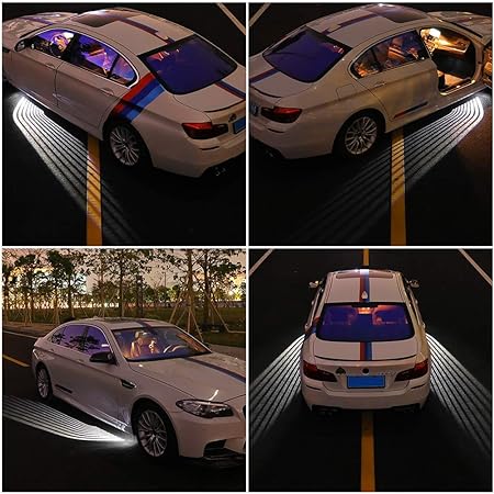 2PCS Motorcycle & Car Welcome Light Door Courtesy Lights With Projector   Led Carpet Underglow For Car Motorcycle Light and car - Image 6