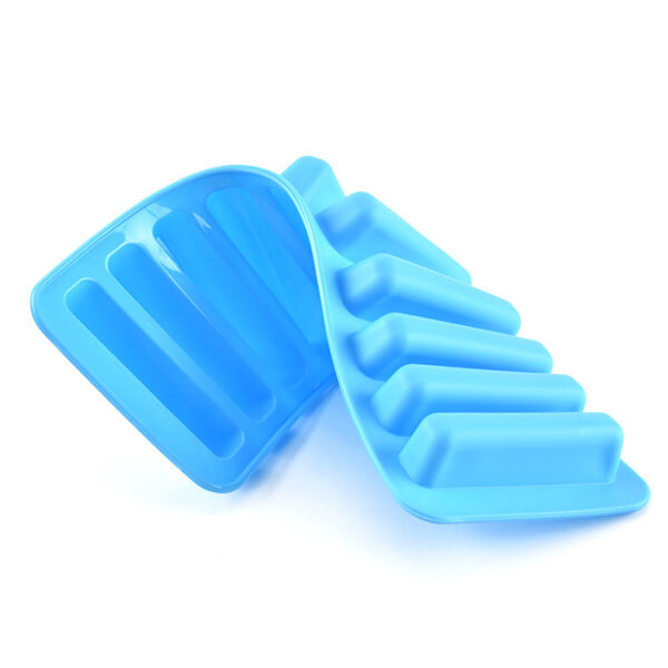 10 Grids Stick Shape Ice Tray Non-Stick | 10 Hole Finger Shape Cylinder Silicone Ice Cube - Image 6