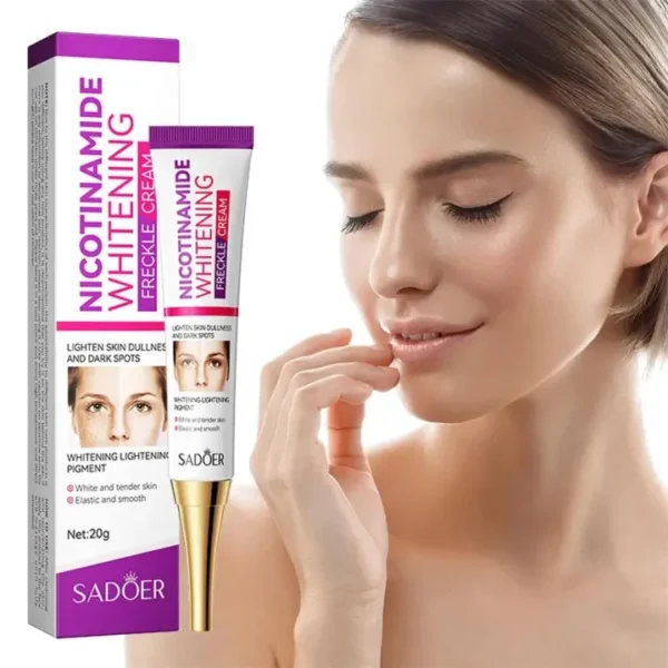 Nicotinamide Whitening Freckles Cream Remove Melasma Dark Spot Acne Marks Lightening Melanin Brightens Skin Tone Face Skin Care - Image 8