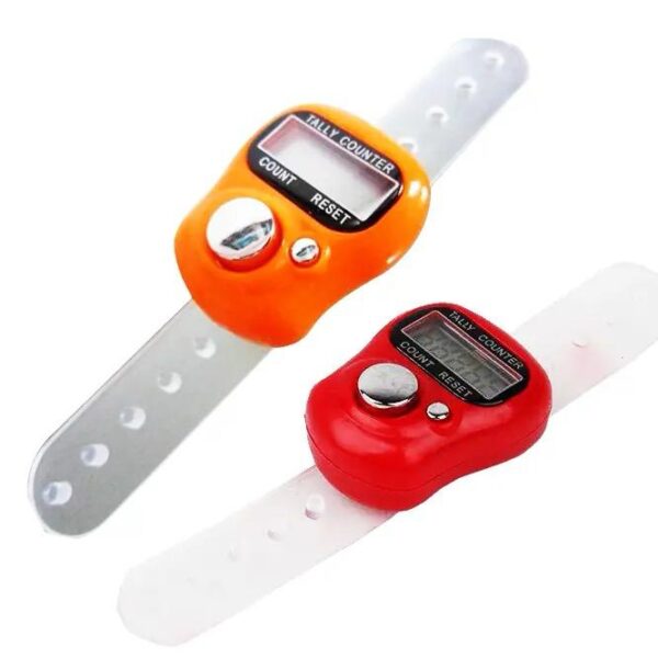 Finger Counter Tasbih Digital Electronic Tally Counter Praying Muslim LCD Counter .. pack of 2  (random color) - Image 6
