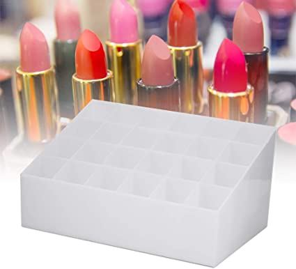 (NW00042) Makeup & Lipstick Organizer 24 Pcs Lipstick Holder Stand | Plastic Organizer for Cosmetic - Image 3