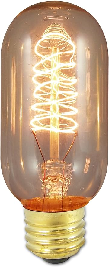 Bulbrite Incandescent T45  Medium Screw Base  Light Bulb, 40 Watt, Antique - Image 2