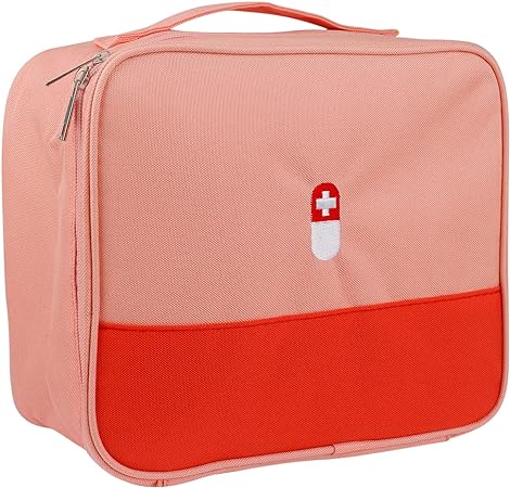 Empty Medicine Pills Storage Box Organizer | First Aid Kit Medicine Bag Portable Waterproof Outdoor Travel (Random color) - Image 5