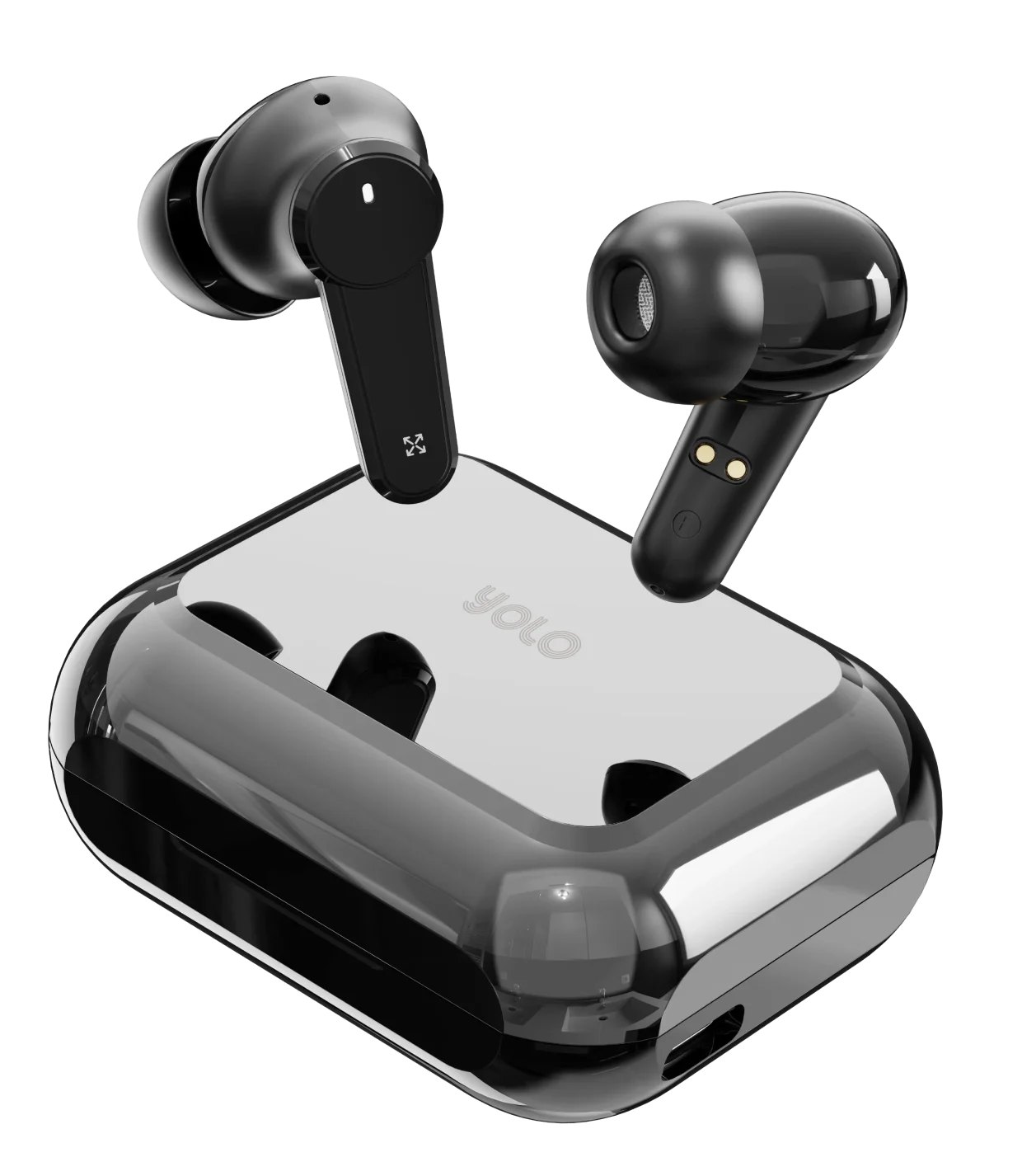 YOLO YoPod Active Premium ANC+ENC Earbuds / Noise Cancelling earbuds - BT Ver. 5.3 (random color)