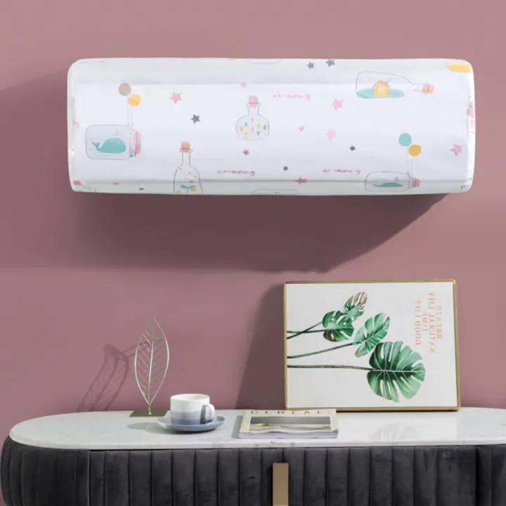 Ac Protective Dust Cover  Cute Cartoon Printing Dust Cover for air condition (Random design & Color)1 ton - Image 5