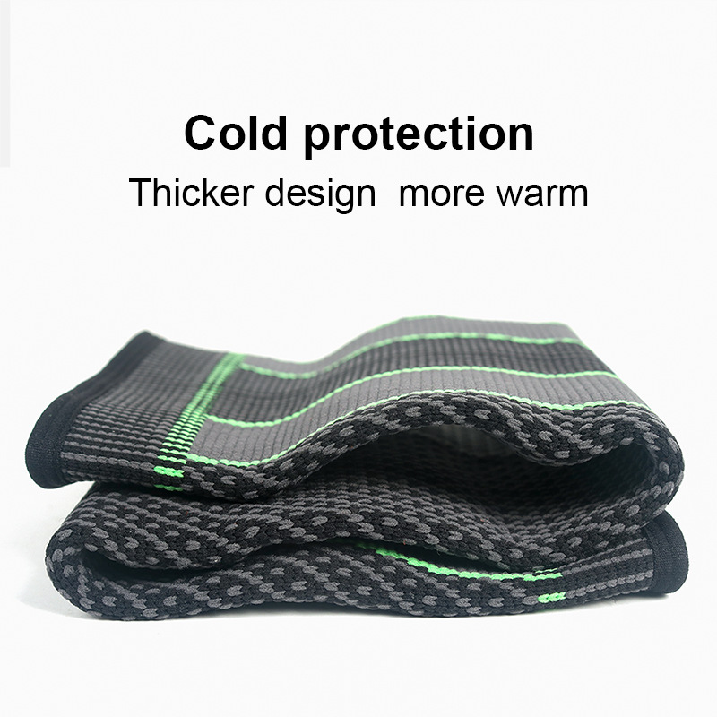 1 PCS Compression Knee Pads Support Sleeve Protector Elastic Kneepad Brace Spring Support Volleyball Running Silicone Long Full Legs Sleeve Arthritis Running Gym Sport - Image 5