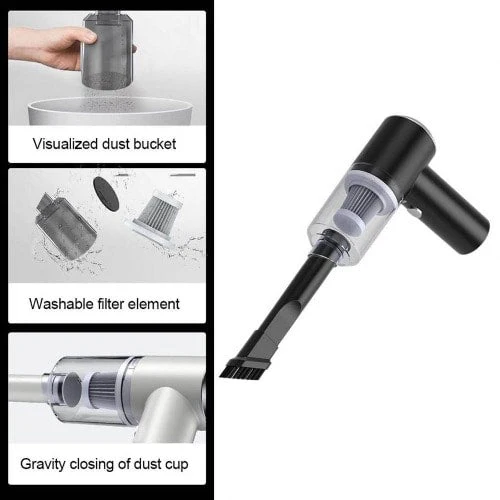3 In 1 Portable Vacuum Cleaner Wireless Hand-held Cleaning For Car Home (pc As-228) - Image 5